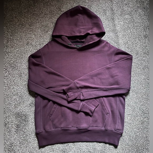 Rag & Bone Deep Purple Hoodie